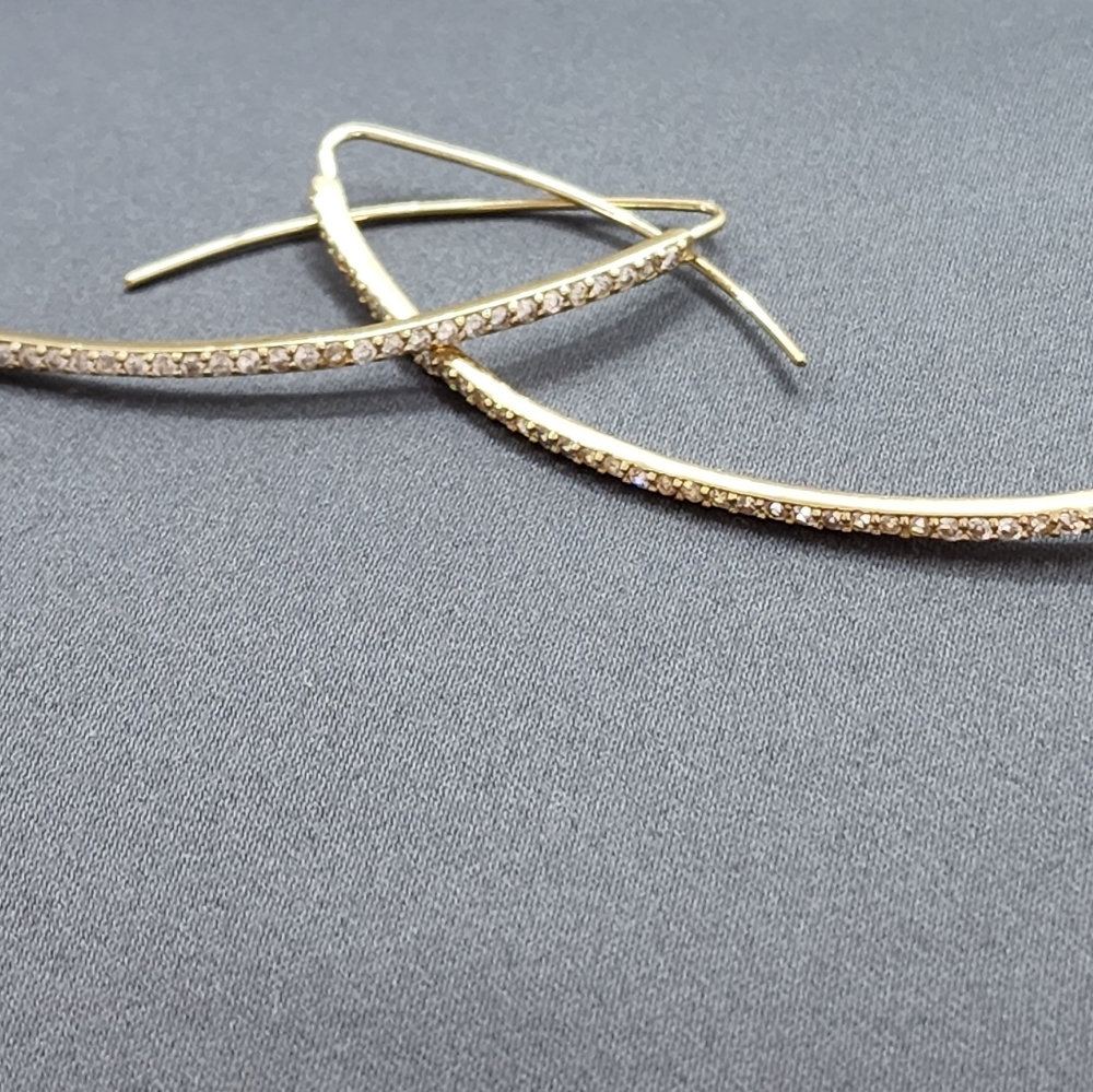 Crystal Threader Earring - Picture 3 of 3